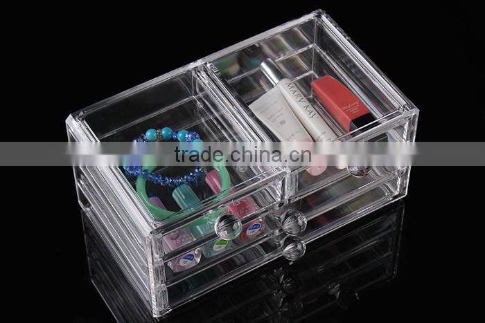 C82 ANPHY Large Drawer Makeup Box Clear Acrylic Accessory Storage Finding Box