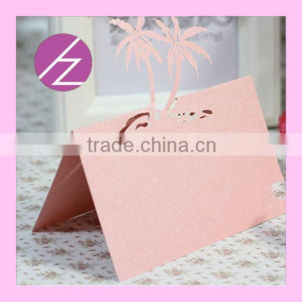 Popular Laser Cut Wedding Party Decoration Place Card Seat Card ZK-22