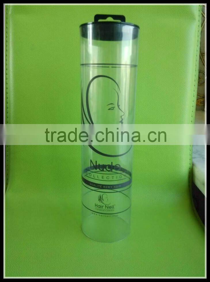 clear retail tubes with hanging cap