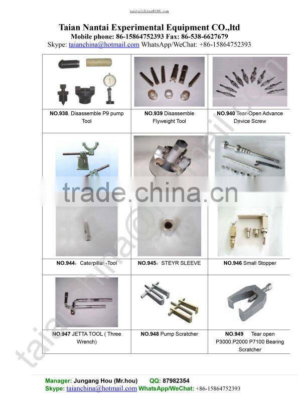 Tools for P3000 Pump and P7100 Pump and MW Pump