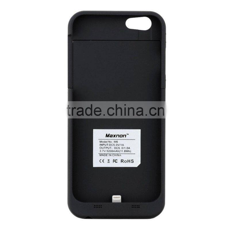 MFI certified portable power bank case for iPhone 6 battery case