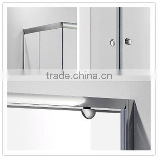 Hot Sale Bath rectangle tempered glass sliding shower door/portable shower room