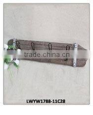 Rustic Antique Cast Iron Decorative Wall Hooks