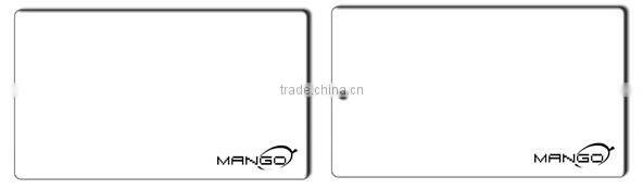 Hot sale white PVC tags key card