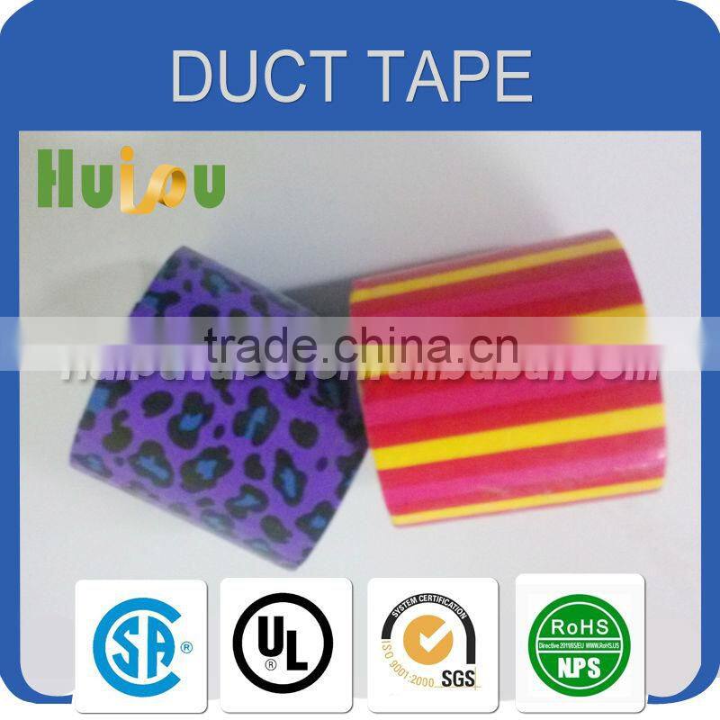 China offer custom natrual rubber adhesive duct tape