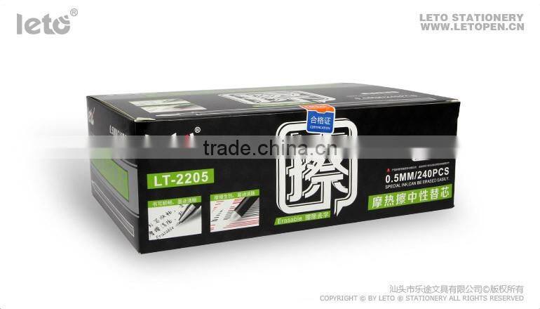 Leto erasable gel ink refill