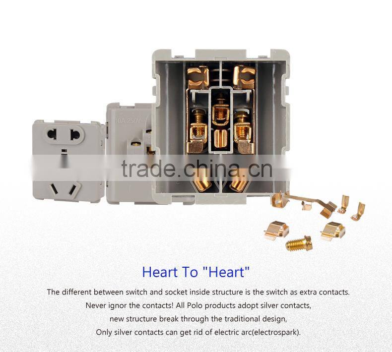 2015 wholesale universal multi plug sockets three pin plug socket multi plug wall socket