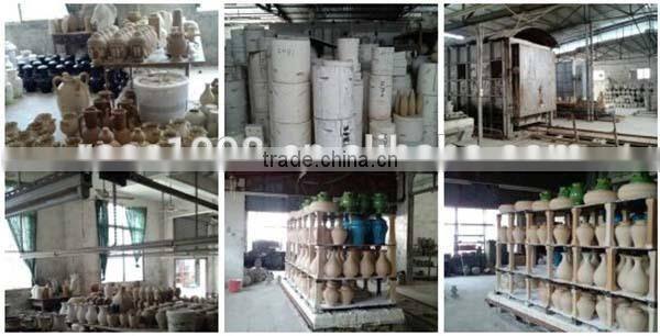 ceramic base of home lighting with shade