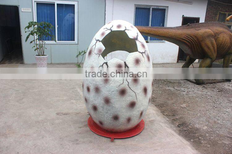 Professional Emulation Realistic Fiberglass Fossil Dinosaur Eggs