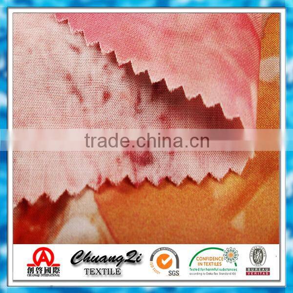 competitive price New Design High Quality flower printing 100% Rayon Woven Fabric