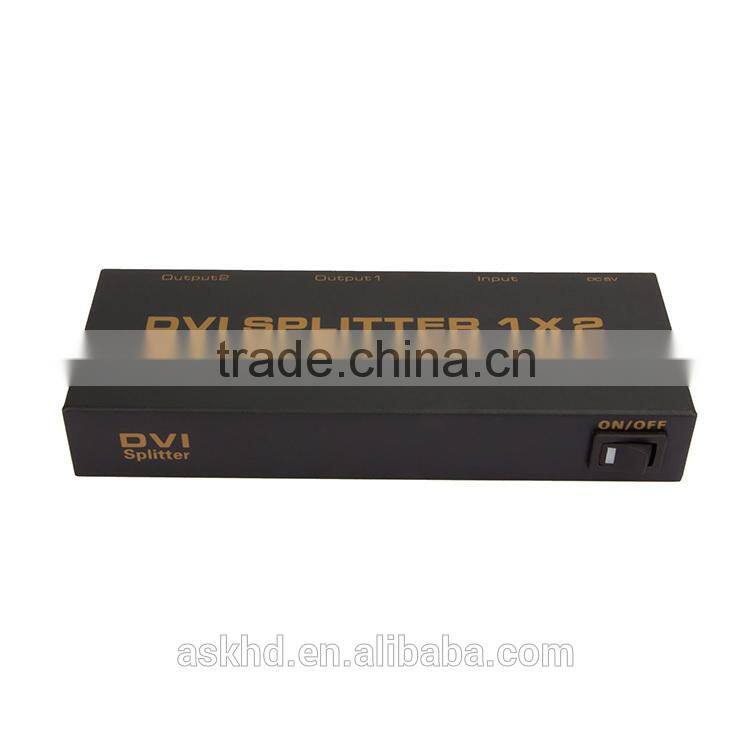 DVI 1X2 Splitter Distributor Amplifier