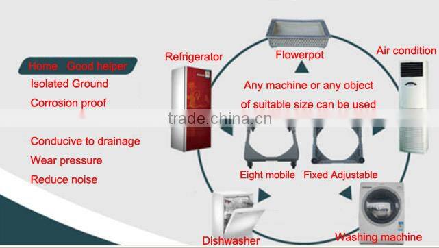Four Wheels Washing Machine Stand