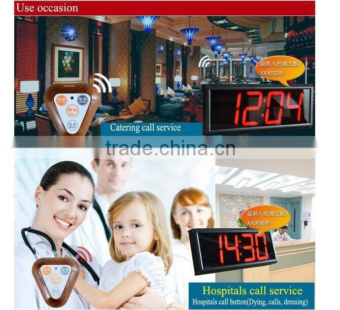 Wireless watch wrist pagers system for hospital,restaurant calling waiter service+Wireless Call(KR-C166)