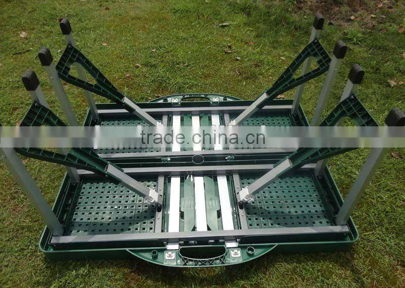 plastic Folding camping Table picnic Portable Table and 4 chair