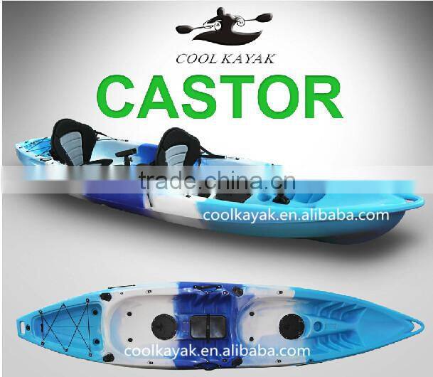 single fishing canoe kajak with rudder and pedal from cool kayak