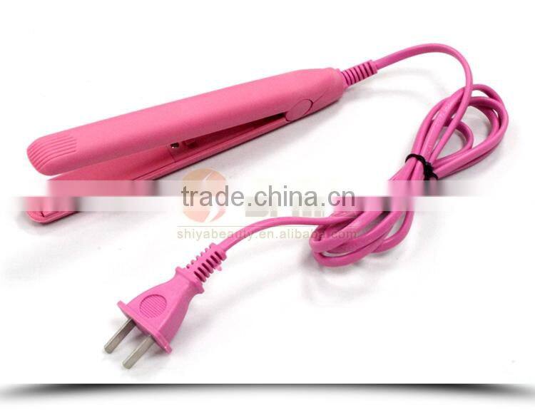 Professional 110V-240V Straightening Irons Ceramic Plate Mini Hair Styler Hair Styling Tools Travel Use
