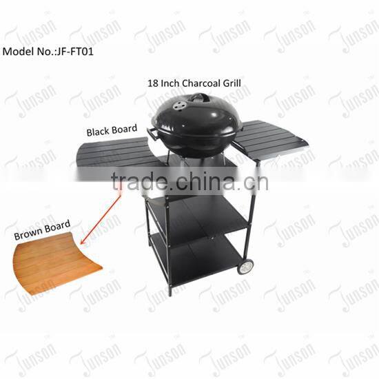 Outdoor foldable camping trolley for bbq