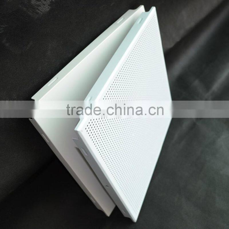 600*600 Hospital acoustic soundproof aluminum ceiling tiles