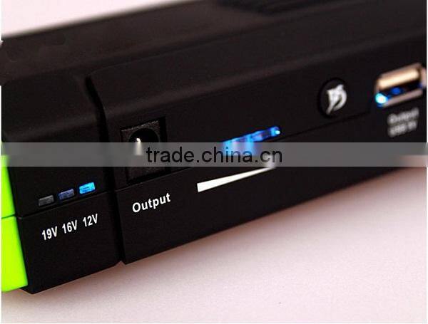 AC 14000mAh high power battery. Support fast charging, low self discharge battery jump starter