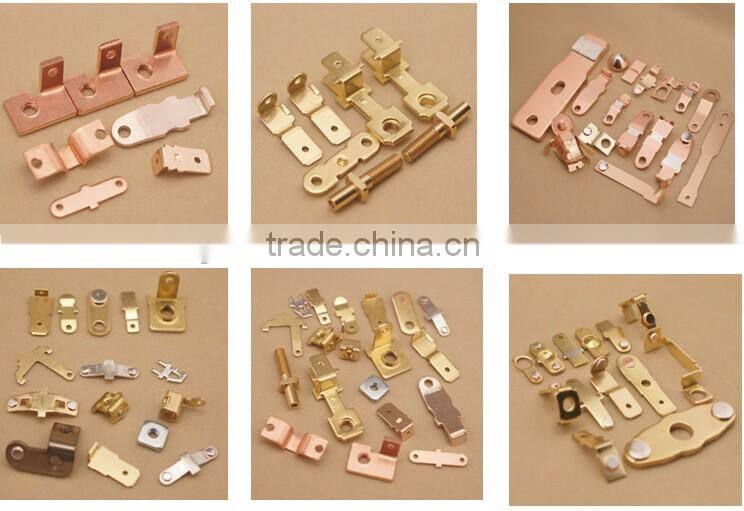 High precise stamping process wolfram contact parts for horn