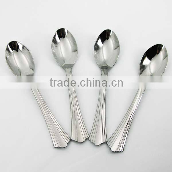 Disposable Plastic Silver Cutlery Set
