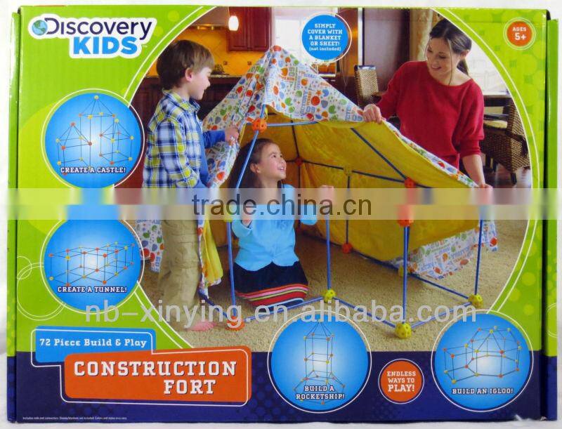 Discover Kids 72pcs Construction Fort