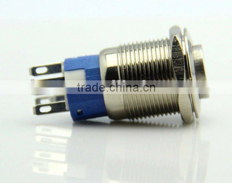 F0279 19mm LED metal push button switch Momentary
