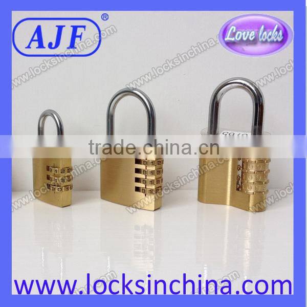 40mm AJF High Quality and Security Password Number Brass Padlocks with best price
