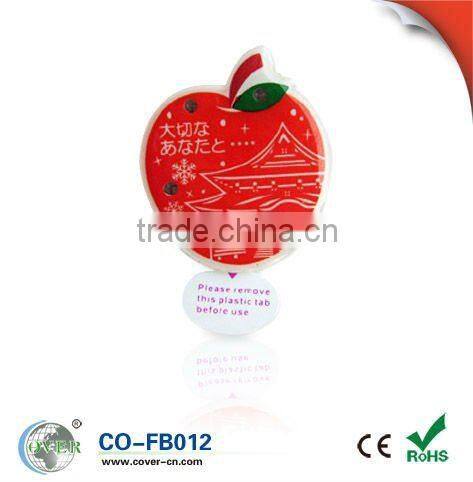 LED flashing Smiling Face Badge with Pin&Magnet back