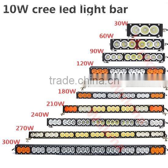 New Product Slim Design 7" 13" 20" 26" 32" 38" 43" 50" Amber And White Offroad 4x4 Wholesale LED Light Bar