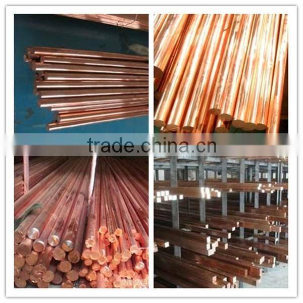 Price for Copper Rod / Flat Round Solid Copper Bar