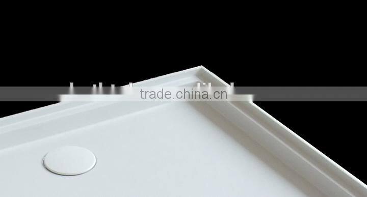 SUNZOOM 2 side aclove tile flange shower tray,semi-circle shower tray,shower base