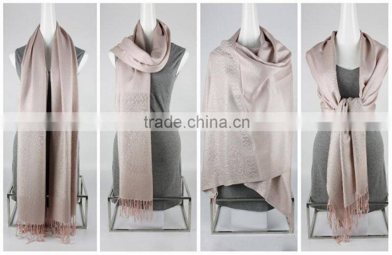 Viscose Yarn- dyed Fashion Reversible Scarf