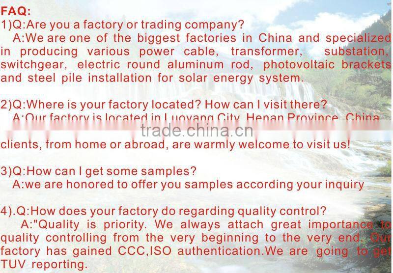 0.6/1kv Triplex Service Drop XLPE Insulated ACSR ABC Power Cable