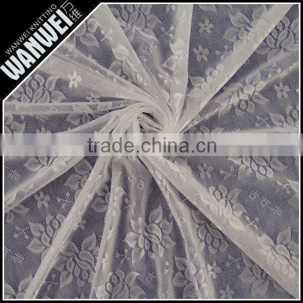 flat peony designer flower gray resilient and bright nylon spandex lace fabric for spring and summer dress wholesale 4176