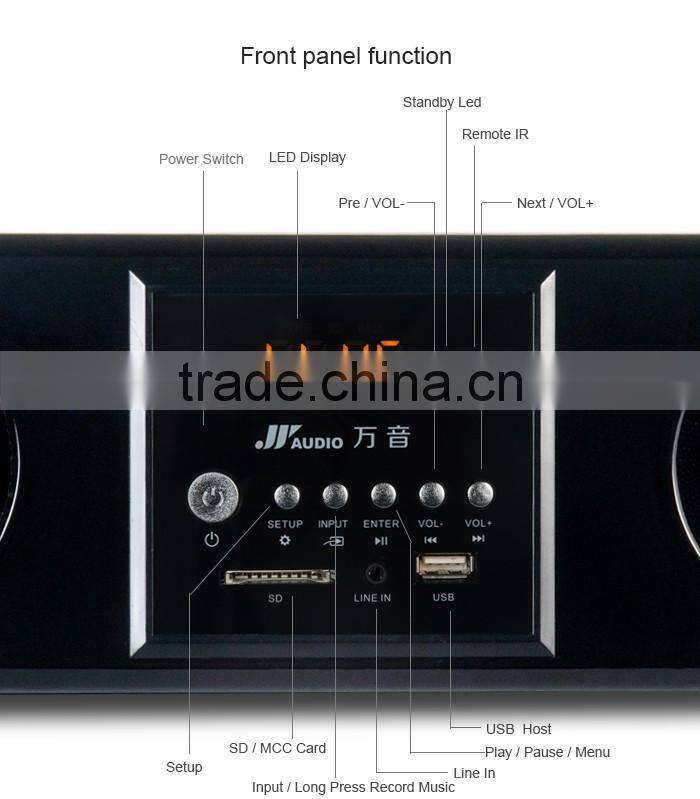 2.0 Home Theater Model of Wireless Sound Bar TVS-600B With Functions of Bluetooth, SD, USB, AUX for LCD TV