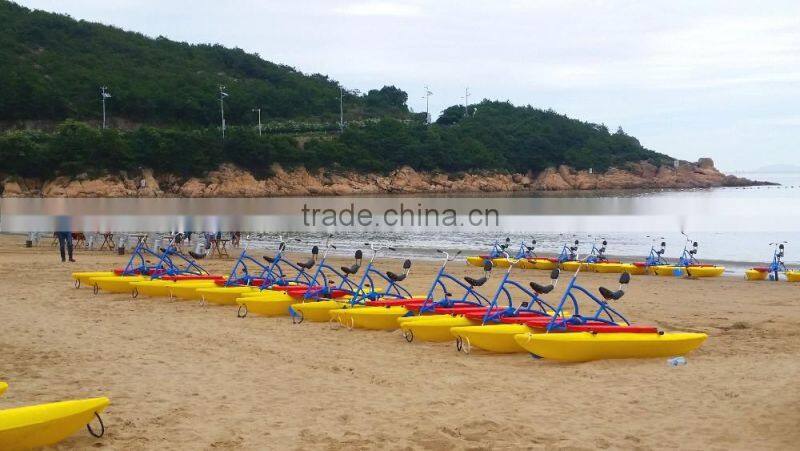 Funny amusement water park water pedal bike