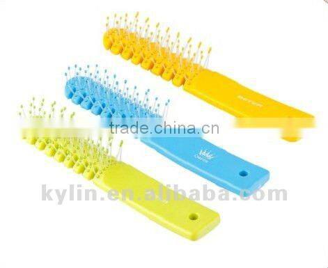 Plastic dog shape hair brush