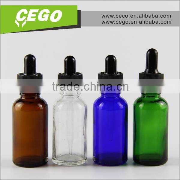 e liquid label printing gold silver plated dropper bottle with paper box