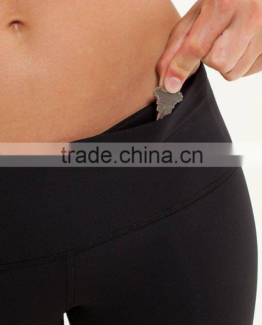 Ladies Cheap Micro Polyester Spandex Fitness Pants Yoga Wear for Women