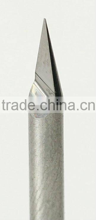 Soild spiral downcut router bits