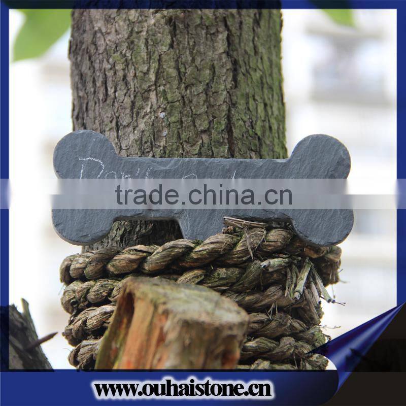 The creative cut edge set of 4 slate stone plant labels wholesale