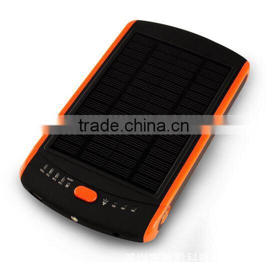 Super high capacity 23000mAH solar charger with ac wall socket for laptop