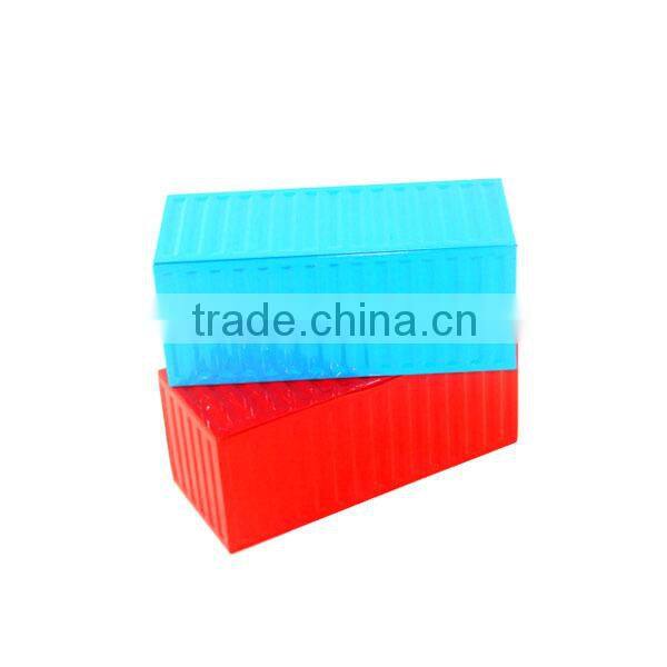 Red embossing coffee tin box for sale