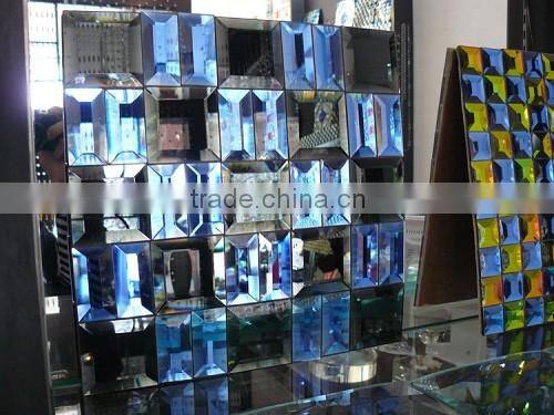 Glass mirror mosaic tile