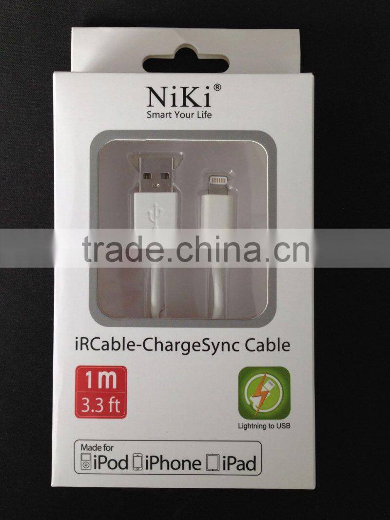 2015 most popular 2in1 USB date cable for iphone and android