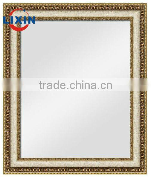 Antique Rectangle Wooden/PS Framed Mirror