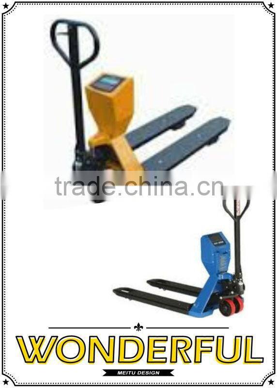 weight scale hand pallet truck