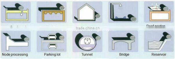 PP and PE composite self adhesive waterproofing membrane