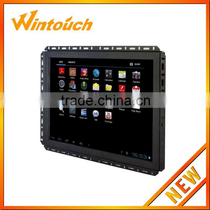 15" inch Industrial Open Frame Touch Screen Monitor with Capacitive 10 points touch / HDM.I USB VGA DVI